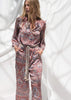 Paisley Retro Print Jumpsuit with Boho Belt by Linu
