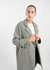 Winter Style Houndstooth Check Coat with Sheen Finish by Linu Uk 10-12